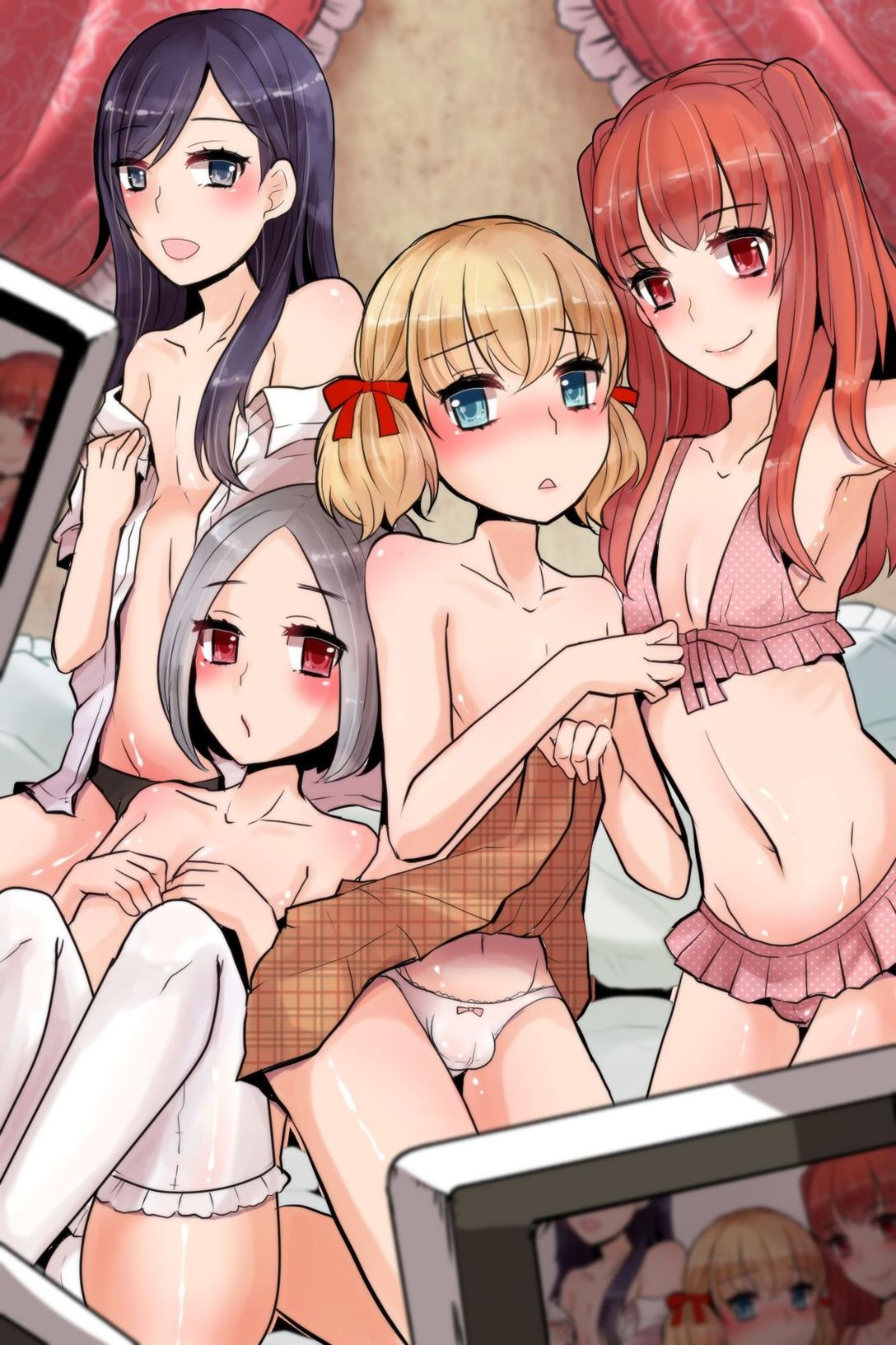 崩壞的女孩們的亂交撮影會！她們都是變態嗎？